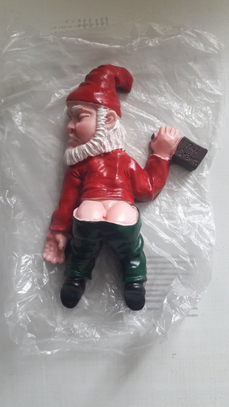 Statuette: Nain de jardin – Nuovo e nell'imballaggio originale da Laufen venduto da Mann455