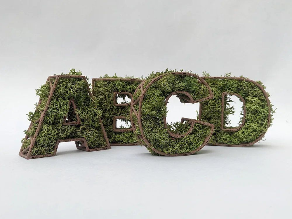 Tutte le decorazioni: Moosbuchstaben | Personalisiert | inkl. Versand – Nuovo (secondo la descrizione) da Aristau venduto da EvoSwiss3D 2