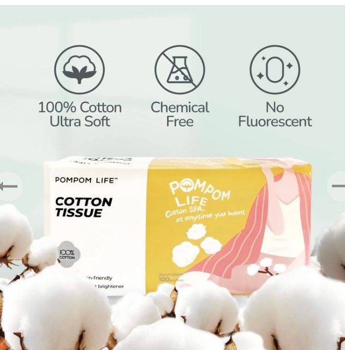 Tessuti: Pompom Life Cotton Tissues, 100% Baumwolle, 100 Stück – Nuovo (secondo la descrizione) da Luzern venduto da Sommer_26