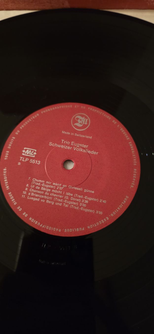 Dischi in vinile: Trio Eugster-Schweizer Volkslieder G,,G – Usato da Yvonand venduto da RF-VINYL 4
