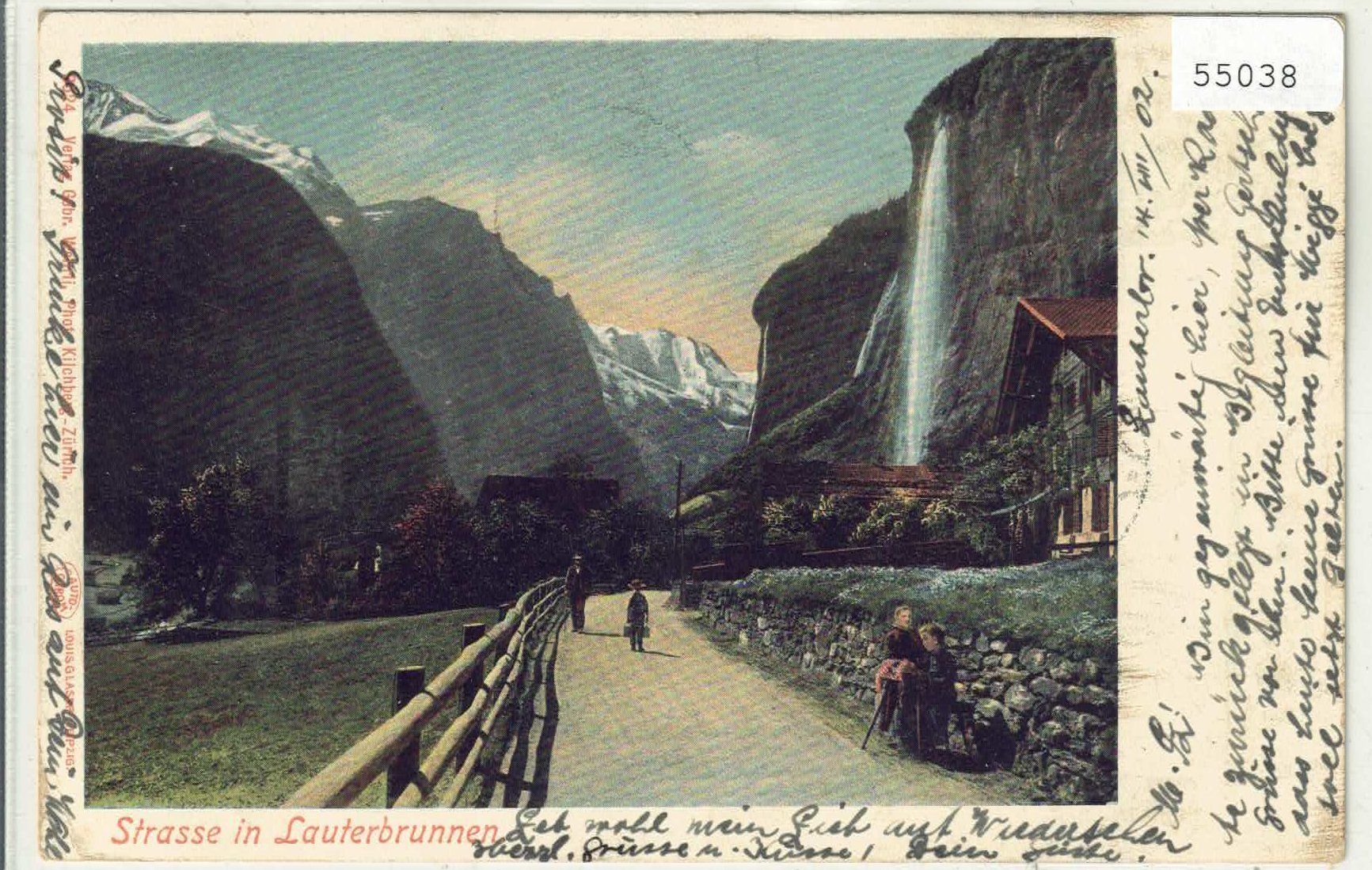 Cartoline postali: Strasse in Lauterbrunnen – Usato da Ettingen venduto da Kartenplanet