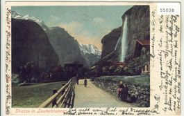 Strasse in Lauterbrunnen