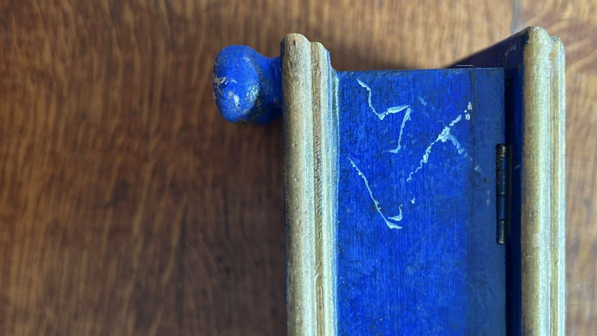 Barattoli: Antike Schmuckschatulle, Lapislazuli – Usato da Riedholz venduto da Frettchen63 7