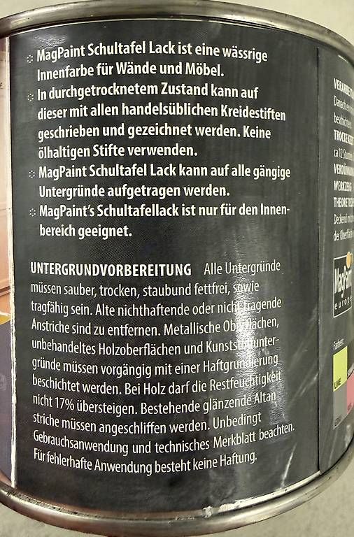 Farben: Magnetfarbe und Schultafellack – Neu und originalverpackt aus Zürich von TomTom2011 1
