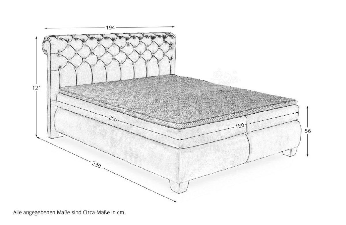 Letti: EDLES BOXSPRINGBETT CHESTER VON HAPO 180X200 – Nuovo (secondo la descrizione) da Rorschacherberg venduto da drdupor 8