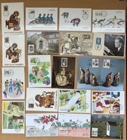 Lot d’environ 100 cartes maximum philatéliques