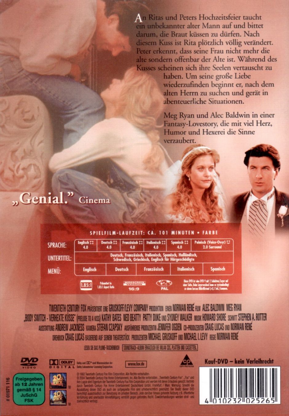 Tutti i DVDs: DVD: Body Switch (mit: Meg Ryan, Alec Baldwin) – Usato da Tägerig venduto da fil_f8k6 1