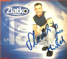 Zlatko „Sladdi“ TrpkovskiAutogramm signiert CD-Cover 12x12cm