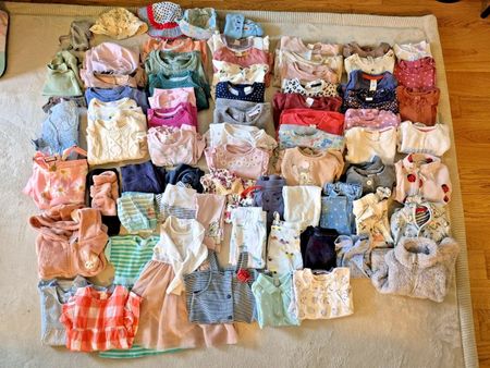 XXL Mädchen Baby Kleidungspaket: Pullis Hosen Sommerkleidung
