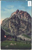 Grosser Mythen von der Holzegg aus - Litho
