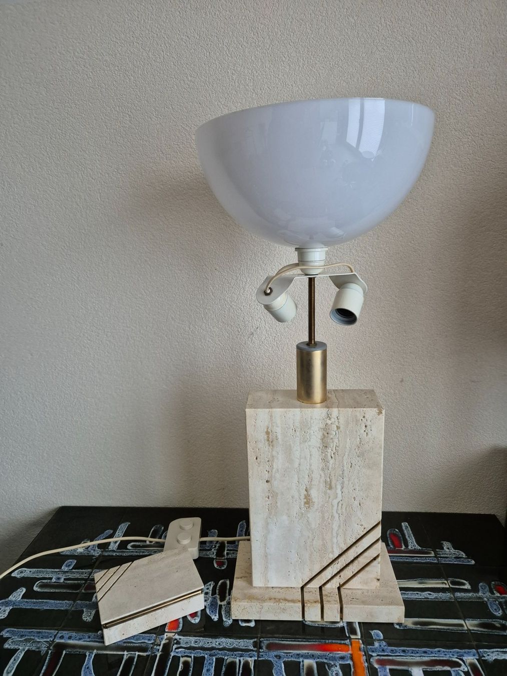Lampen: Lampe en Travertin ancienne – Gebraucht aus Fully von tameab 4