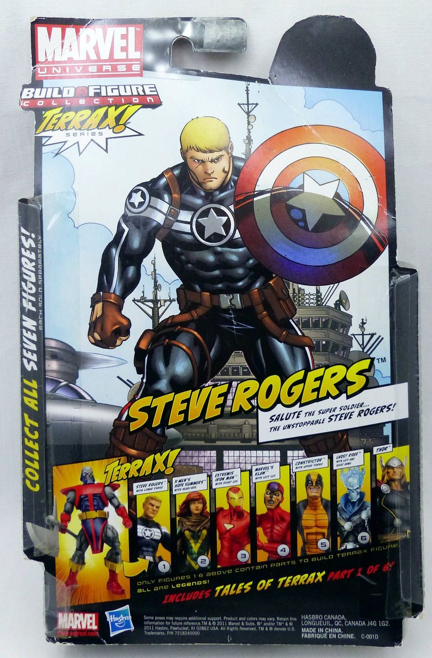 Hasbro Statuette: MARVEL'S STEVE ROGERS TERRAX MARVEL UNIVERSE LEGENDS 2011 – Usato da Lugano venduto da YouWantUS 2