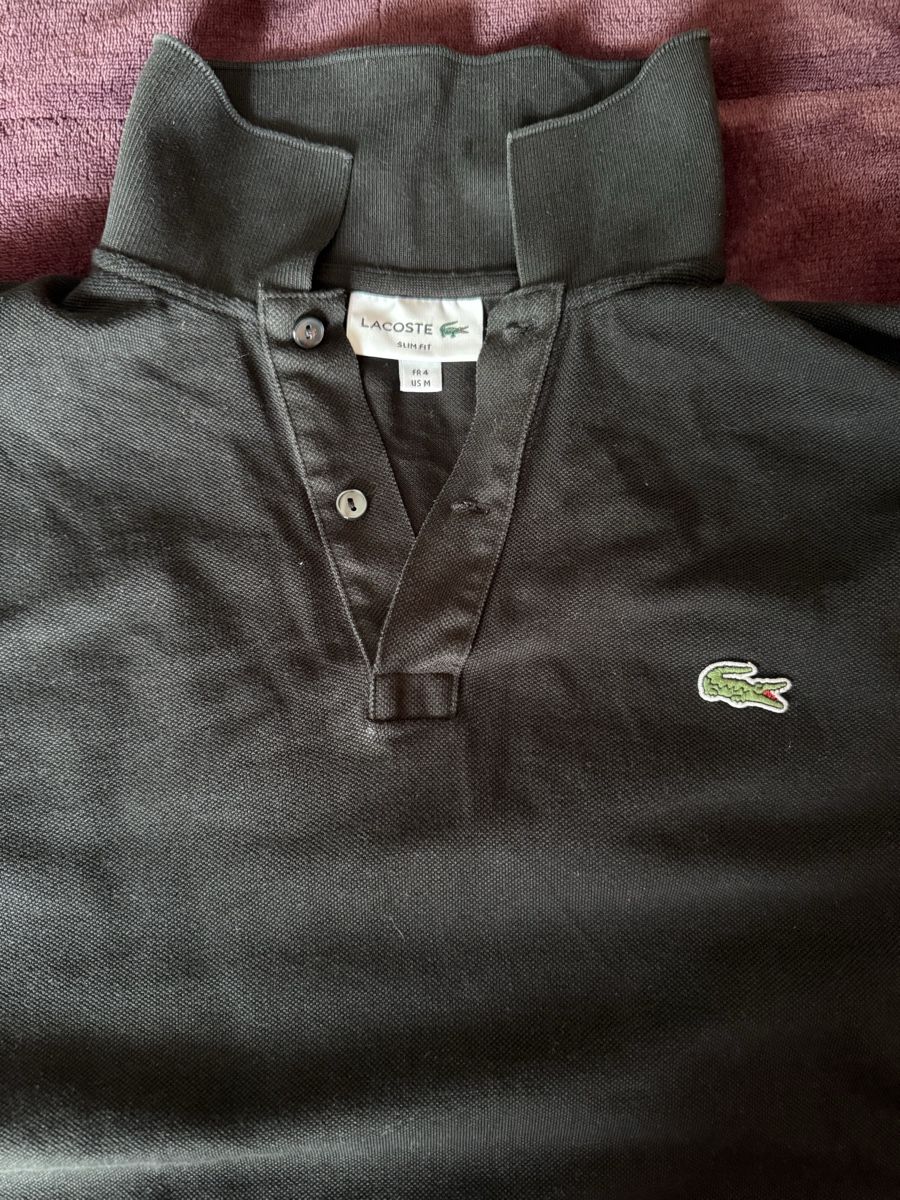 Lacoste Magliette Polo: Polo Lacoste noir taille M – Usato da Monthey venduto da Joseph-29 2