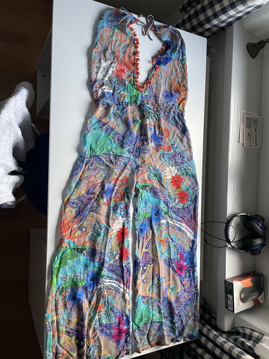 Tute: Etro Jumpsuit Seide ital. Gr. 40 oder S bunt – Usato da Gockhausen venduto da AnneT07 3