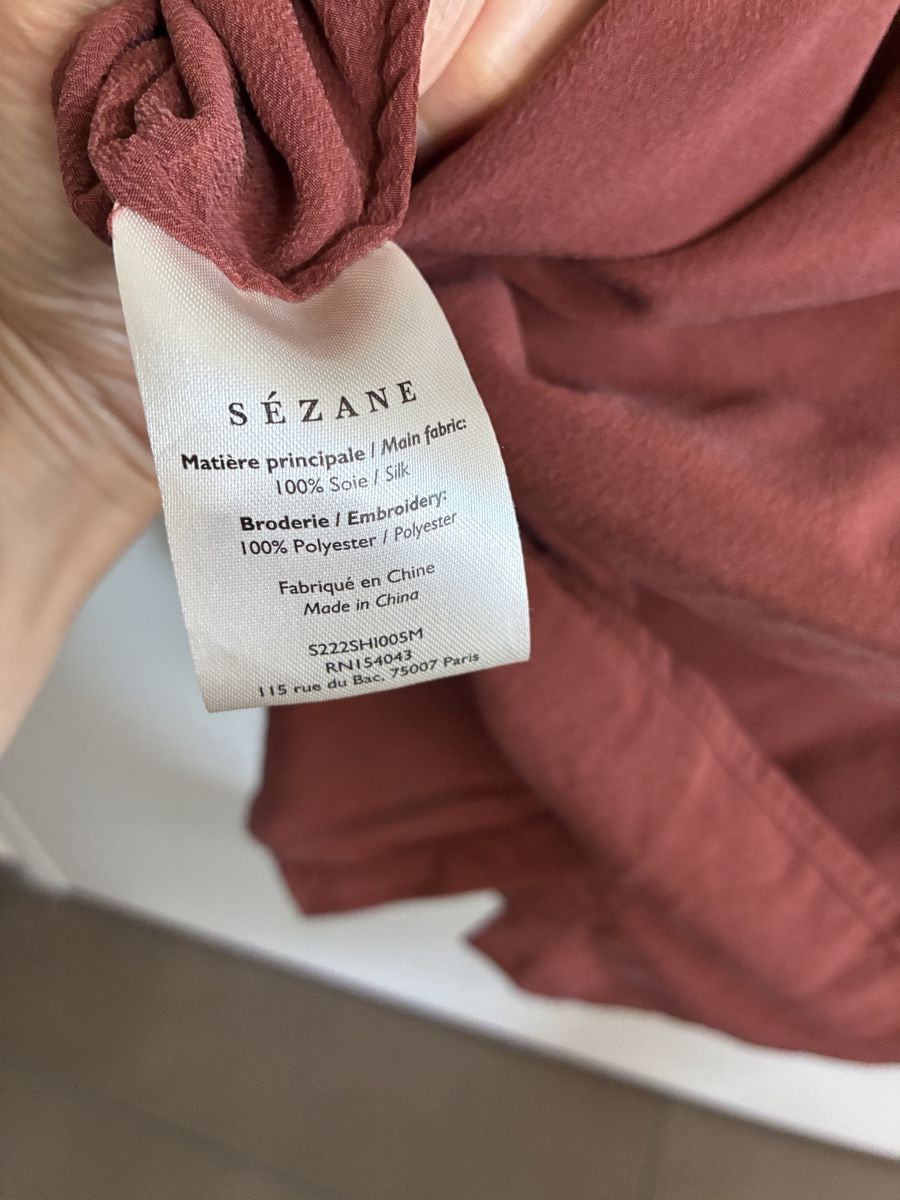 Sezane Camicette: Sezane Bluse Seide Chlo Grösse 34 – Usato da Römerswil LU venduto da nadj27 3