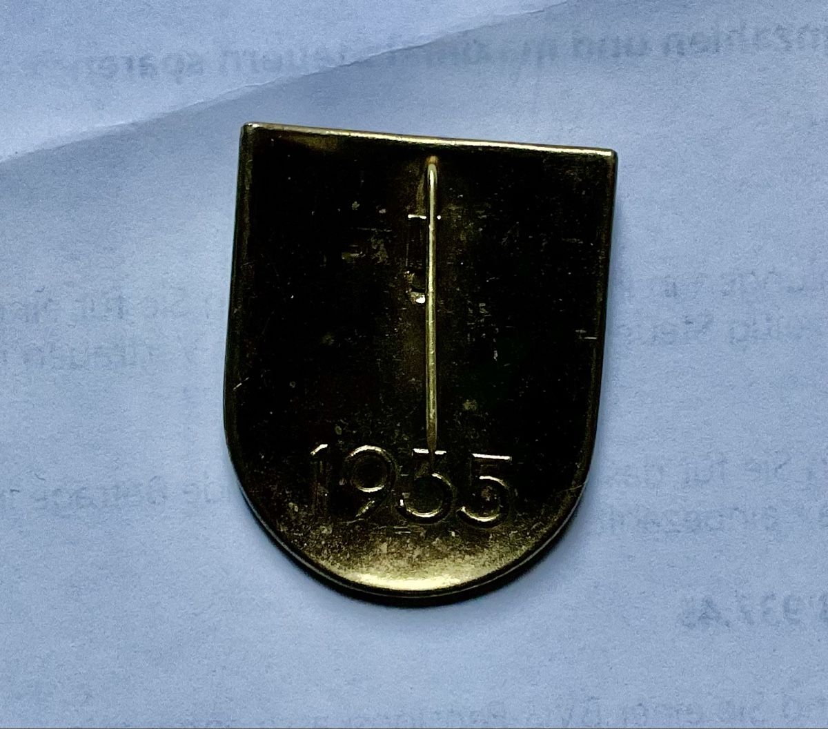 Swiss Placchette & Badge: 1. August Abzeichnen 1935 – Usato da Endingen venduto da nathan05 1