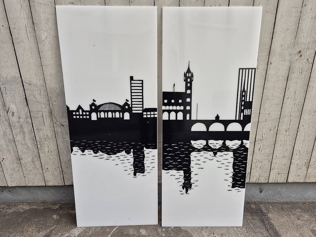 Poster & Bilder: Acryl Leuchtbilder,  Deko Bild, Stadt – Gebraucht aus Dornach von Ygrek