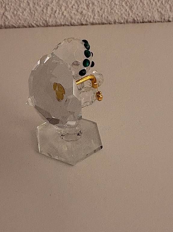 Swarovski Statuette: Swarovski Figur mit Regenschirm – Usato da Glattfelden venduto da CaptainM12 1