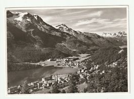 Ansichtskarte St. Moritz Dorf u. Bad Piz... Graubünden 1957