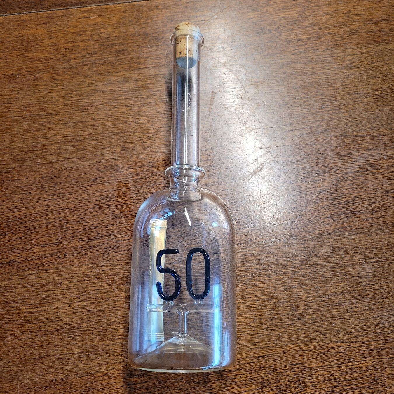 Altro in Stoviglie & Bicchieri: Glasflasche mit 50 – Usato da Winterthur venduto da CoNoPa