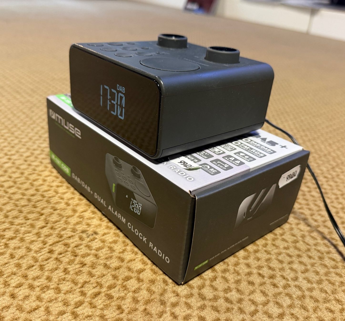 Wecker: DAB+ RADIO-Wecker, Muse M-197, ein kompaktes Neu-Gerät – Neu und originalverpackt aus Kirchberg BE von RadioGerber 1