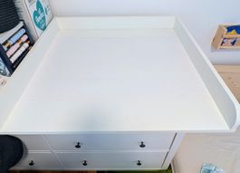 Wickelaufsatz weiss für IKEA Hemnes Kommode