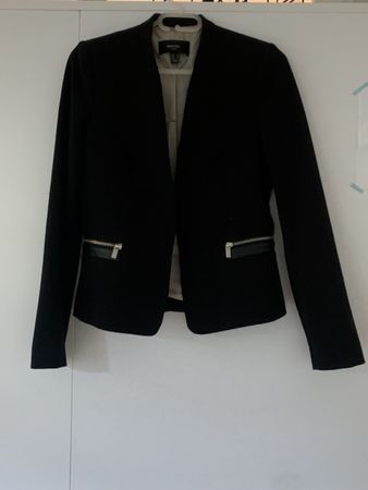 Mango Black Blazer Size M