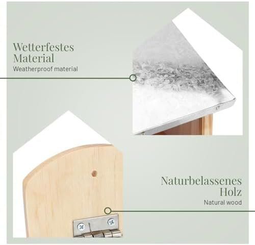Petites maisons à oiseaux: Futterhaus mit Metalldach I Futterstation aus – Neuf avec emballage d'origine à Hundwil par Mr.Wong 4