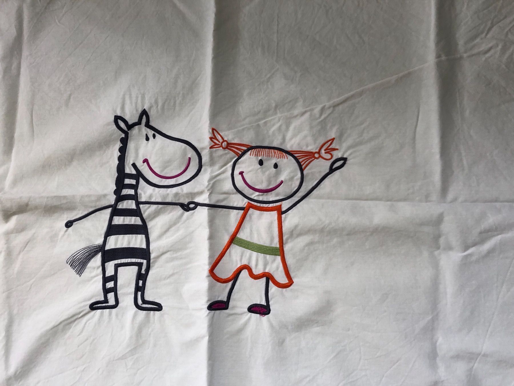 Biancheria da letto: BETTANZUG Kinder bestickt FLEURESSE – Usato da Wattwil venduto da jopara 3
