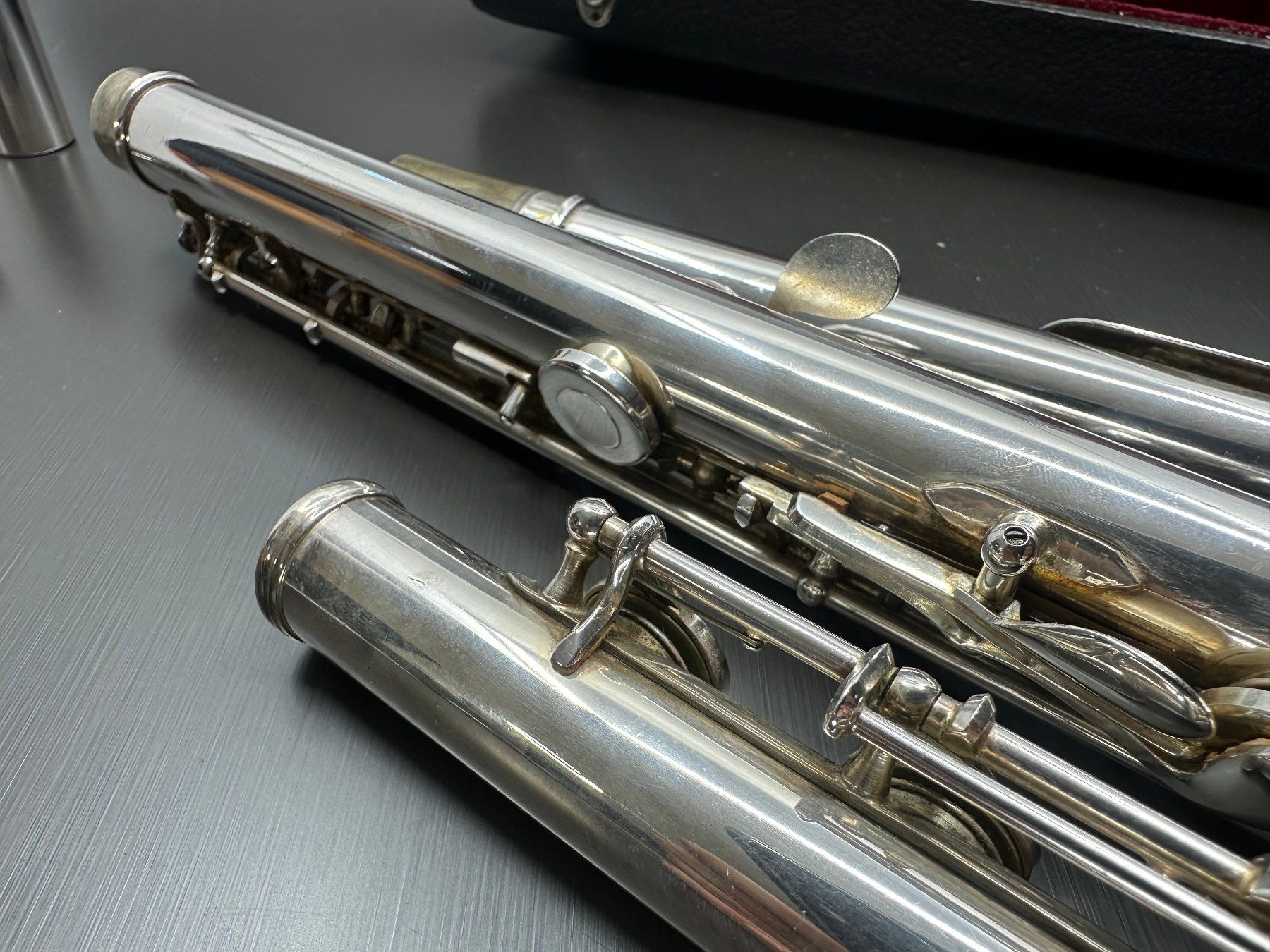 Strumenti musicali: Querflöte Martin Freres Paris 1740, Silbern – Usato da Arisdorf venduto da Liquidus 7