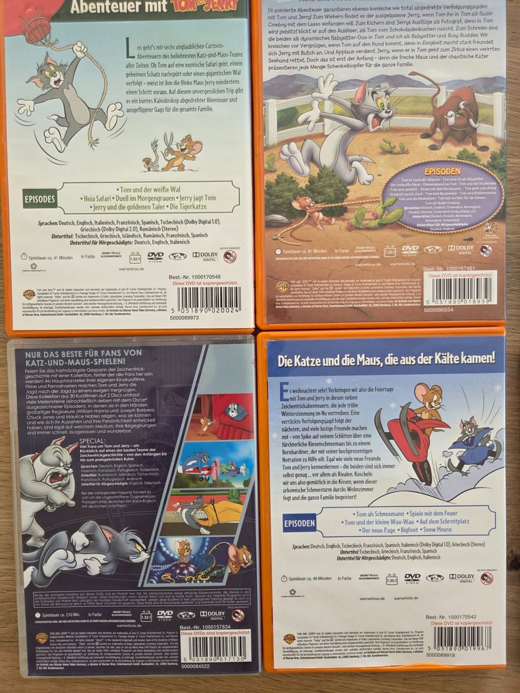 Alle DVDs: Tom & Jerry DVD Sammlung - Grösste Abenteuer – Gebraucht aus Läufelfingen von maparon 4