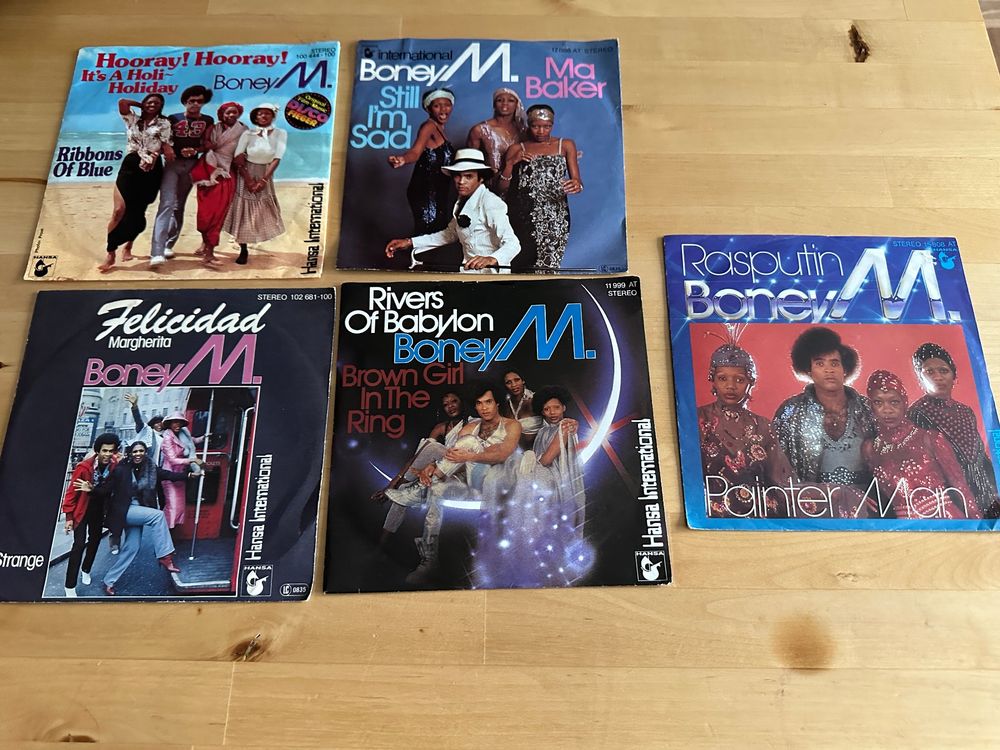 BONEY M tolle Single Sammlung Kult Hits Rivers of Babylon (Gebraucht ...