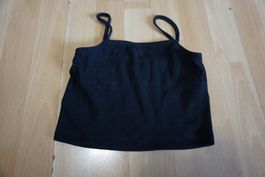 Schwarzes Even&Odd Crop Top ca. Gr.S