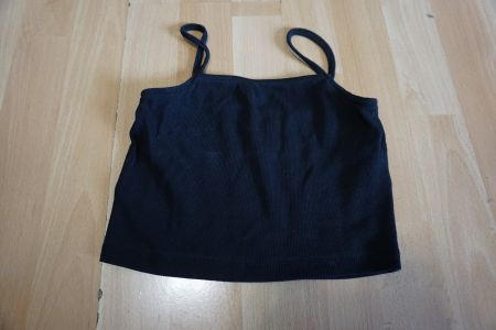 Schwarzes Even&Odd Crop Top ca. Gr.S