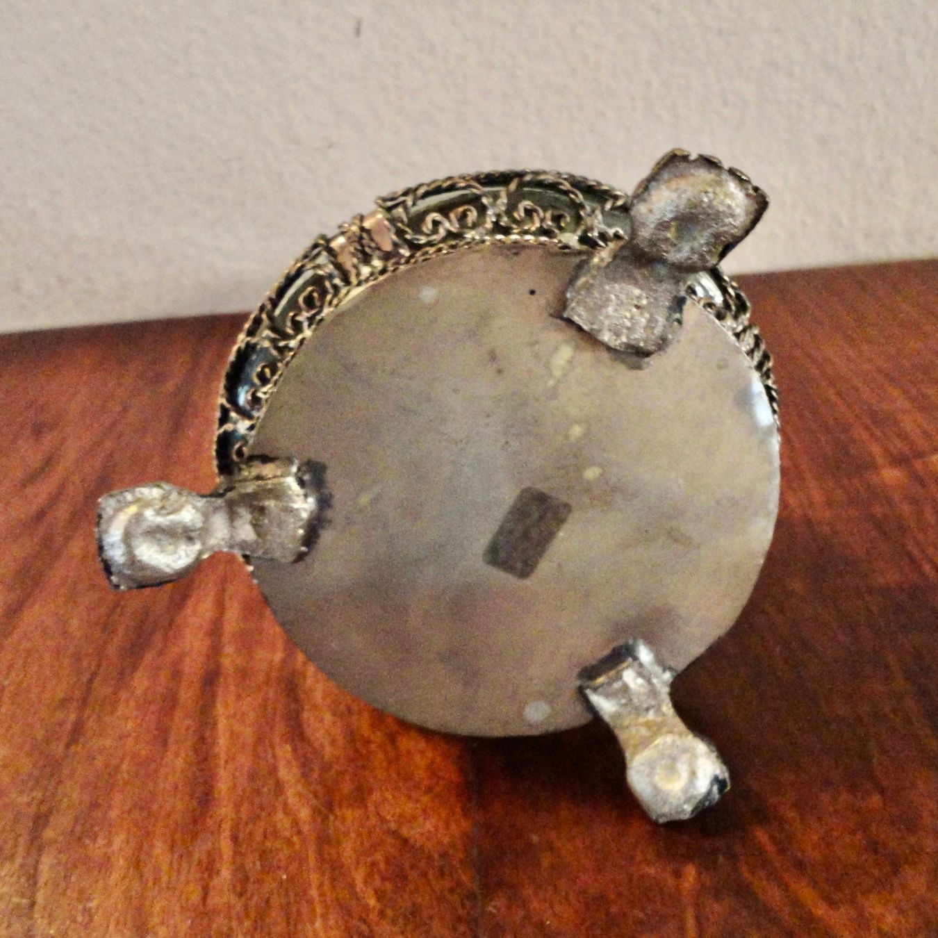 Karaffen: Karaffe Glas Metall filigran antik – Gebraucht aus WÄDENSWIL von katti01 5