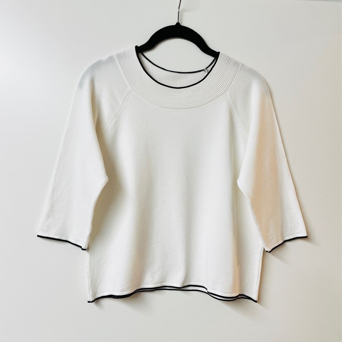 Comma Maglioni & Felpe: COMMA Pullover mit 3|4-Arm in offwhite G.34 – Usato da Oberwil BL venduto da DANA_FOX