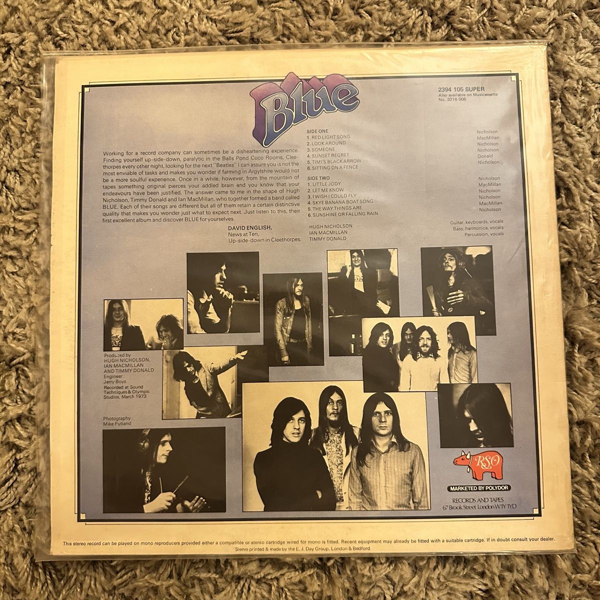 Dischi in vinile: Blue - Blue LP – Usato da Viganello venduto da md__2rd2 1