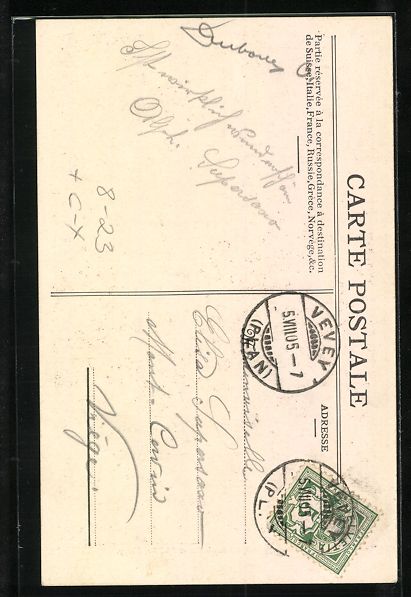 Cartoline postali: Vevey, Moissonneur, Moissonneuse, Fete d – Usato da Berlin venduto da bartko-reher 1