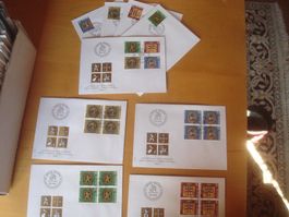 PP 1983  FDC Serie einzeln und 4er‪‪