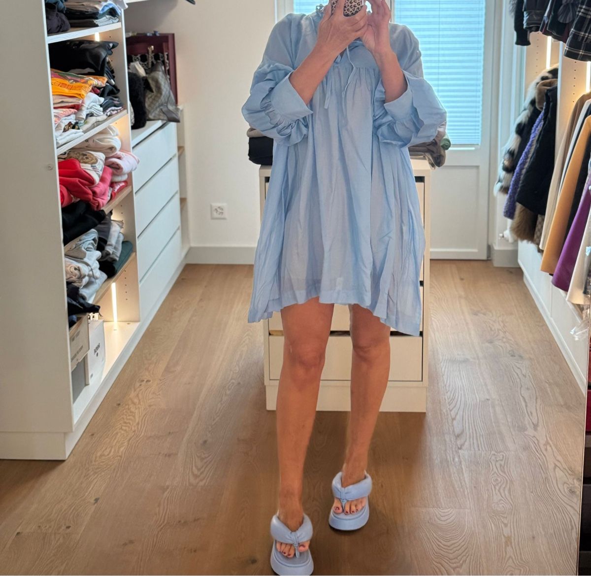 Vestiti: Kleid hellblau Grösse M leichte Baumwolle neuwertig – Usato da Luzern venduto da per_mxf5