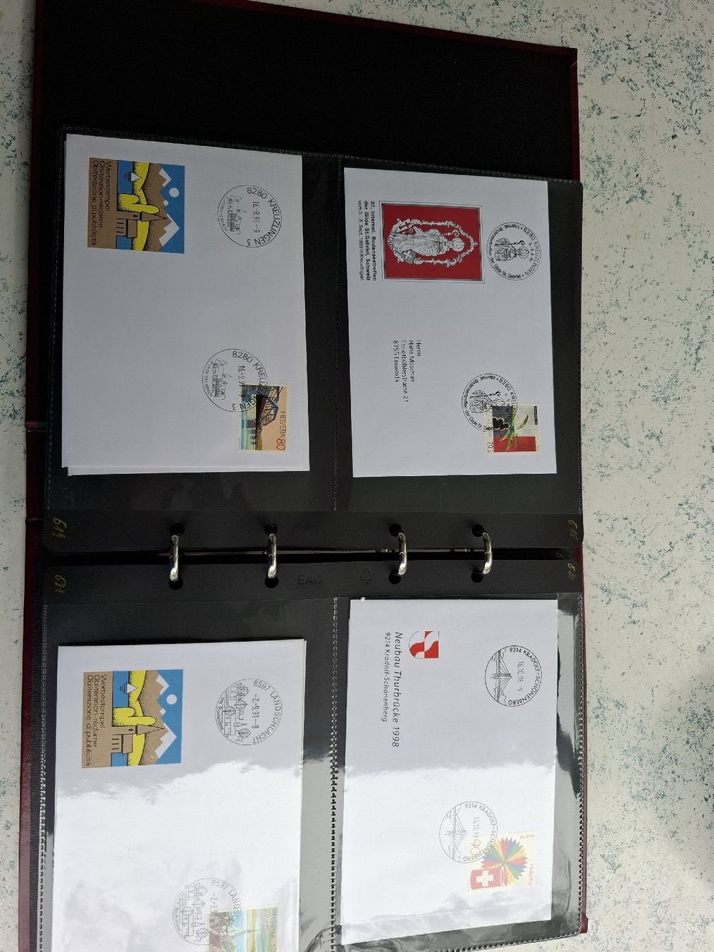 Tutti i francobolli: Briefe Sonder/Werbestempel Kt.Thurgau – Usato da Glarus venduto da Strubeli0 5
