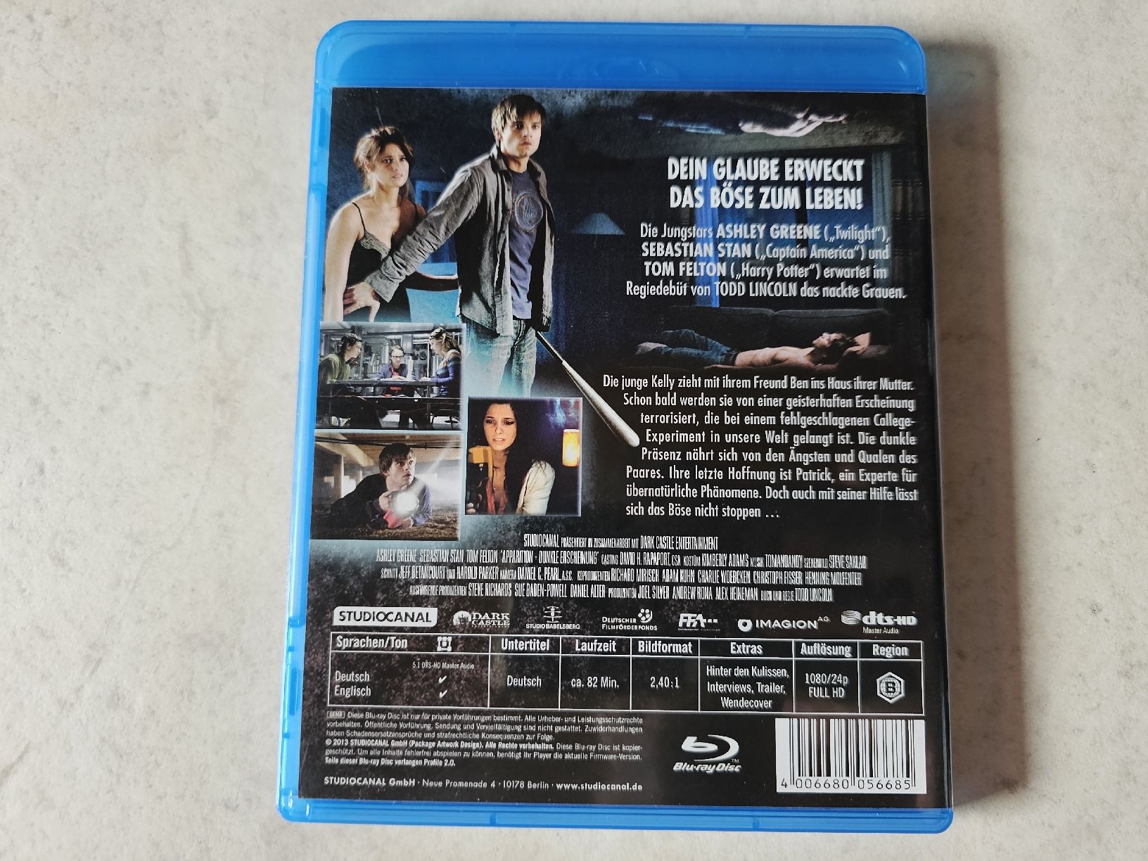 Tutti i DVDs: Apparition  -  Dunkle Erscheinung  /  Bluray – Usato da Schneisingen venduto da backstore24 1