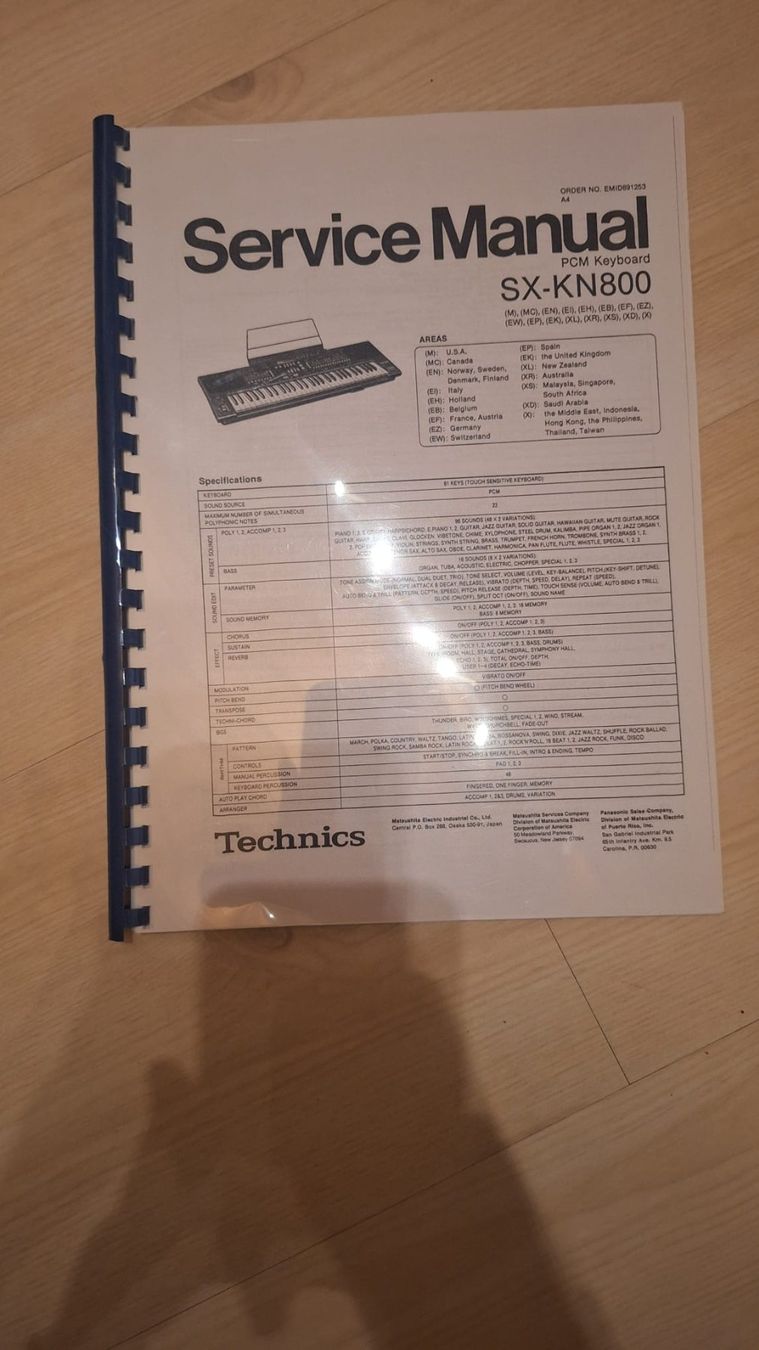 Technics Instruments de musique: Technics KN800 Keyboard – D'occasion à Wünnewil par ofily 4
