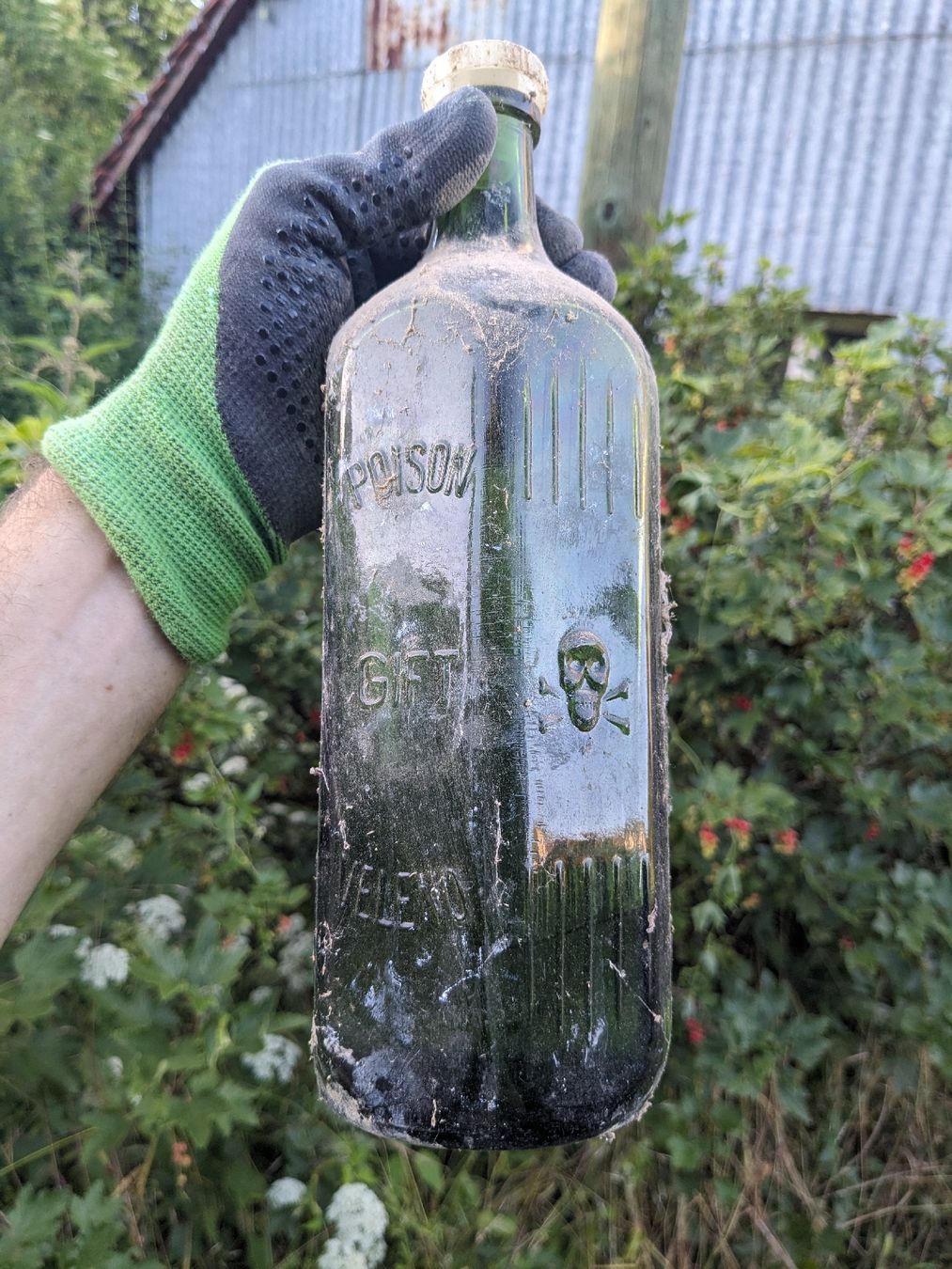 Matériel de laboratoire: Ancienne bouteille de poison – D'occasion à Grancy par jal_7qd9
