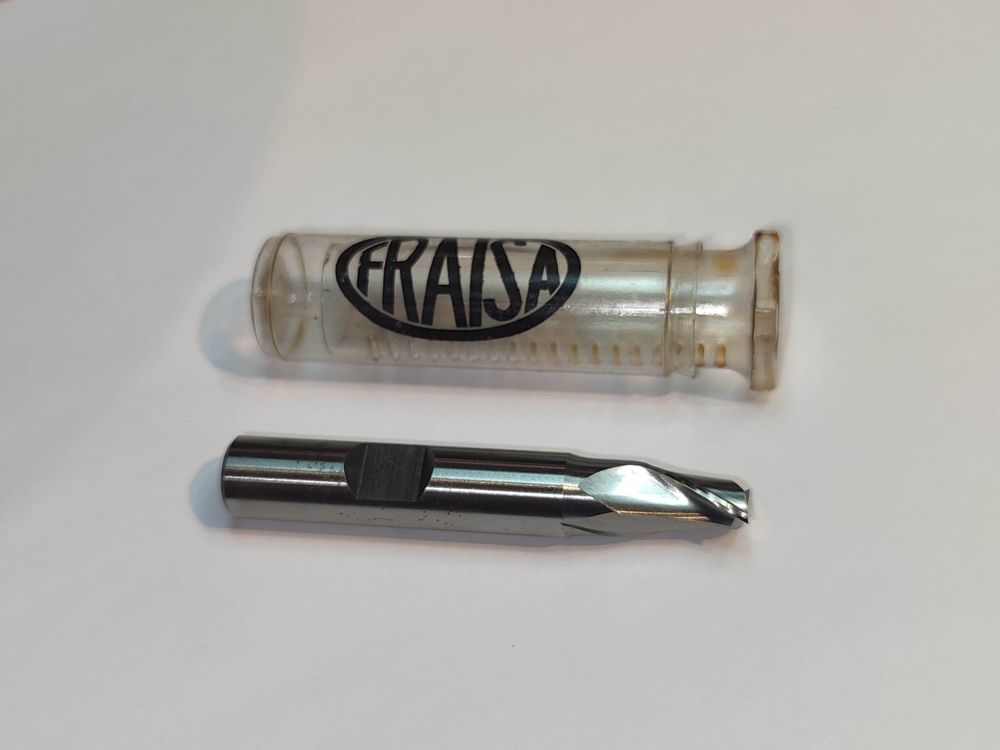 4-Fluten-Schaftfräser HSS – 1/8" Durchmesser, 1/4" Schaft, Für CNC-Fräsmaschinen