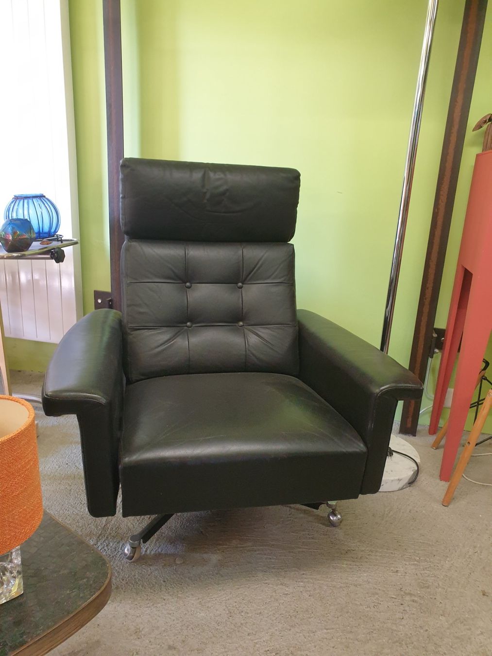 Sessel: MCM Chef Sessel Black Leather – Gebraucht aus rebstein von spacy73 2