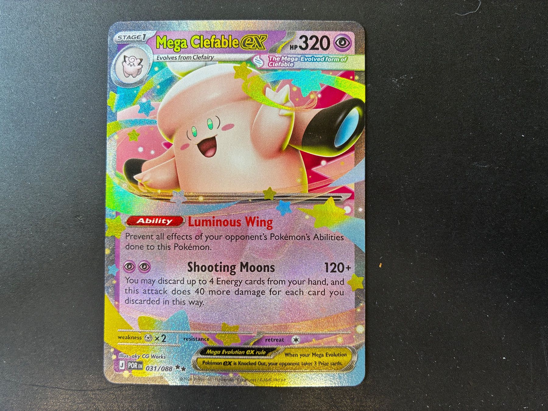 Pokémon Carte collezionabili: Mega Clefable EX - 031/088 - Perfect Order - en – Nuovo (secondo la descrizione) da Hütten venduto da yve_tf69