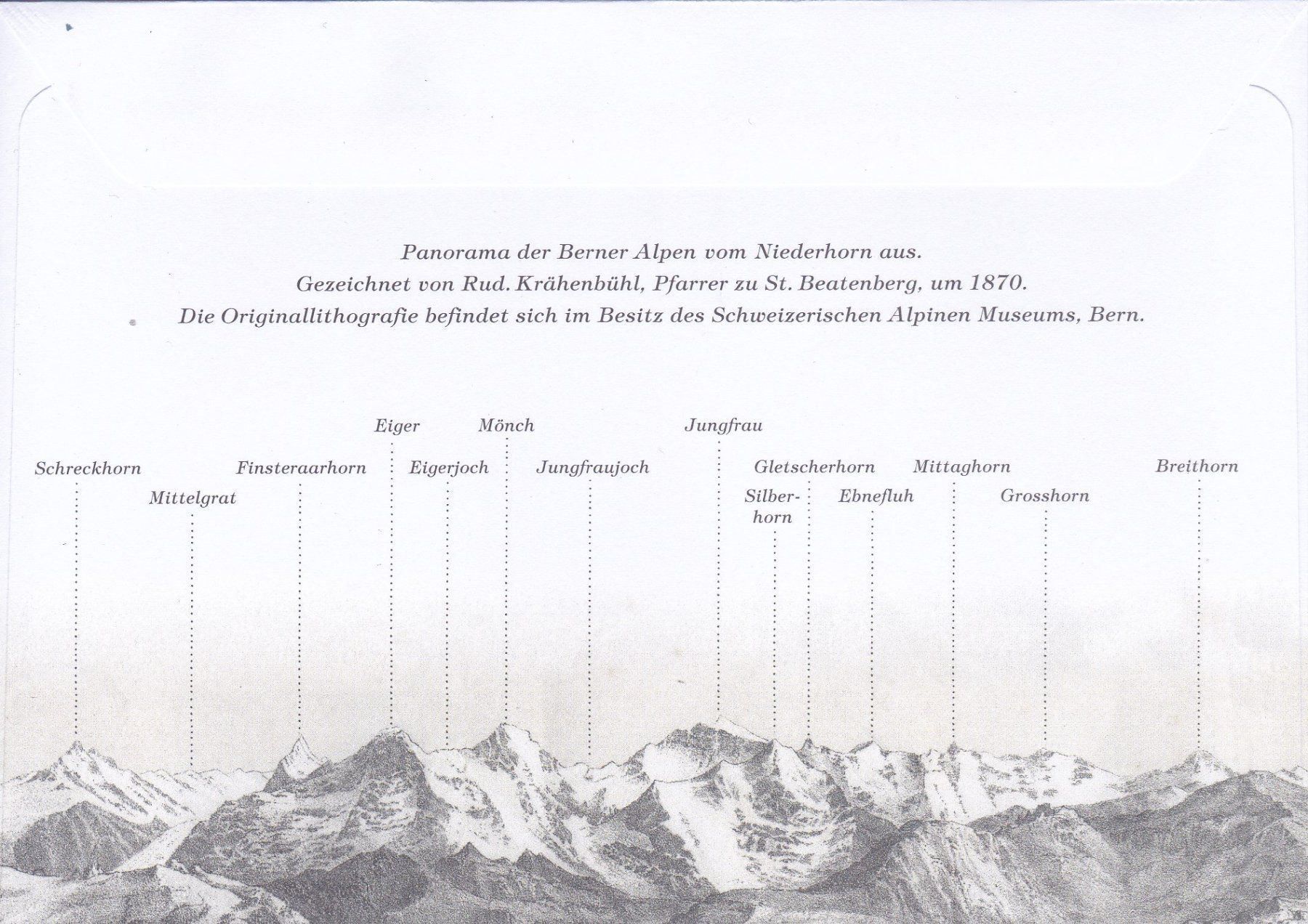 Tous les timbres: FDC Eiger, Moöch, Jungfrau 2006 – Neuf avec emballage d'origine à Schliern b. Köniz par joni20 1