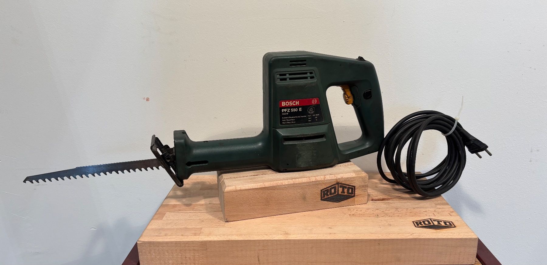 Bosch Seghe: BOSCH PFZ 550 E electronic Elektro-Fuchsschwanz – Usato da Winterthur venduto da ReUse_Baumarkt