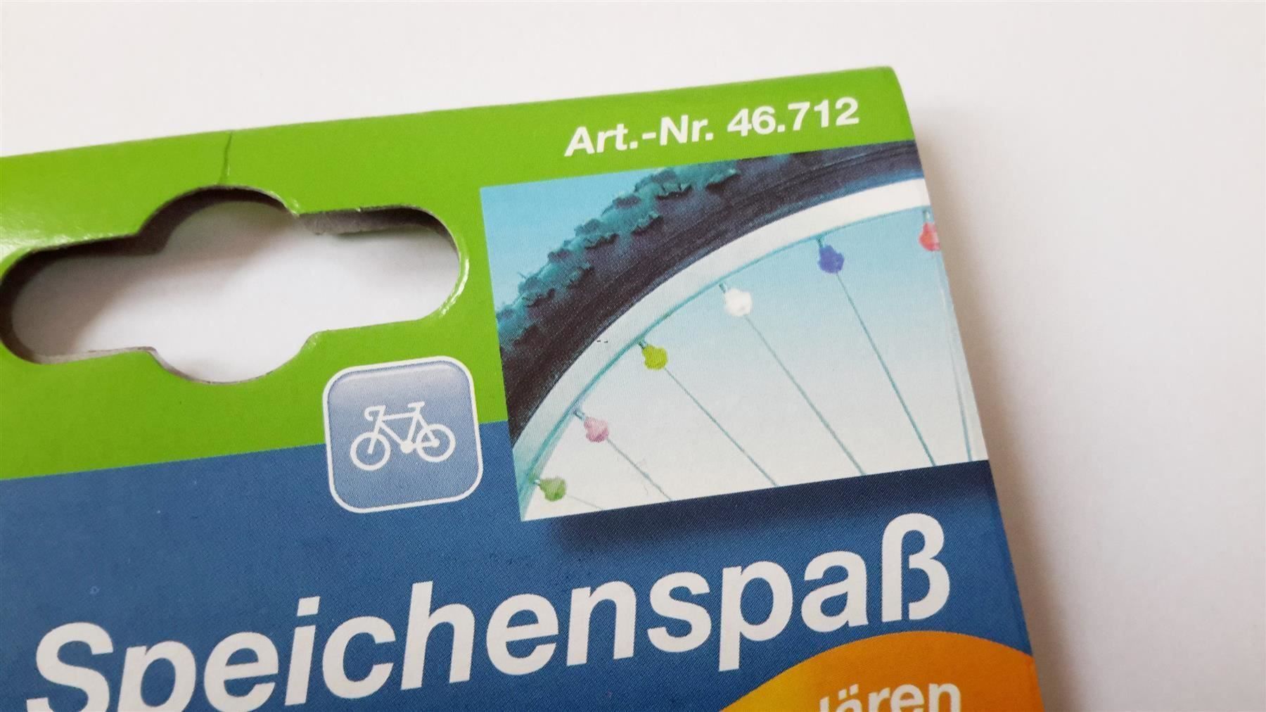 Pezzi di ricambio: Fahrrad Speichen-Dekoration, 36x, bunt – Nuovo e nell'imballaggio originale da St. Gallen venduto da cointec 3